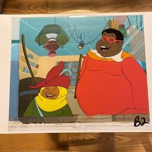 Filmation Production Animation Cel Of Fat Albert